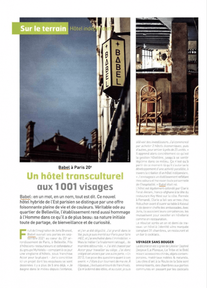 L'industrie Hotelière