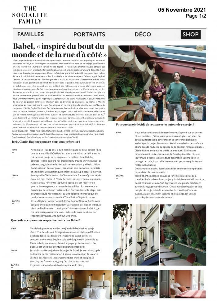 The socialite Family